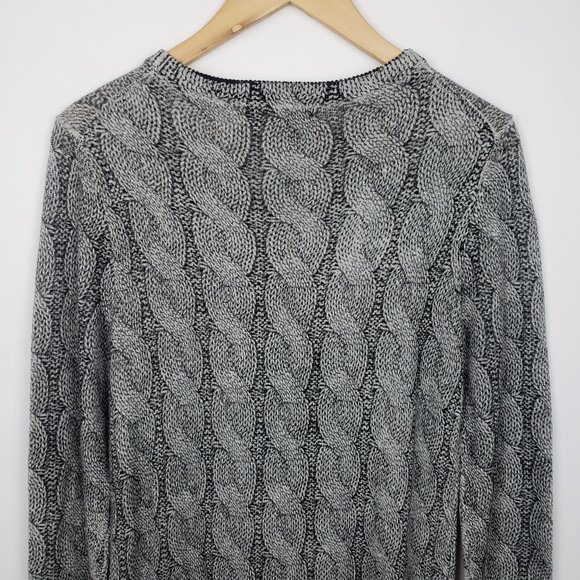 Michael Kors Gray Knit Sweater Dress Chain Print size XS with stretch - Picture 6 of 9